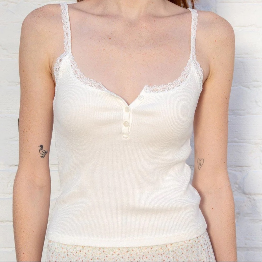 Lace brandy melville tank top